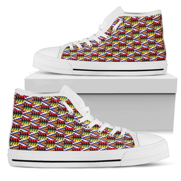 African Print 2 Hightops (Women)